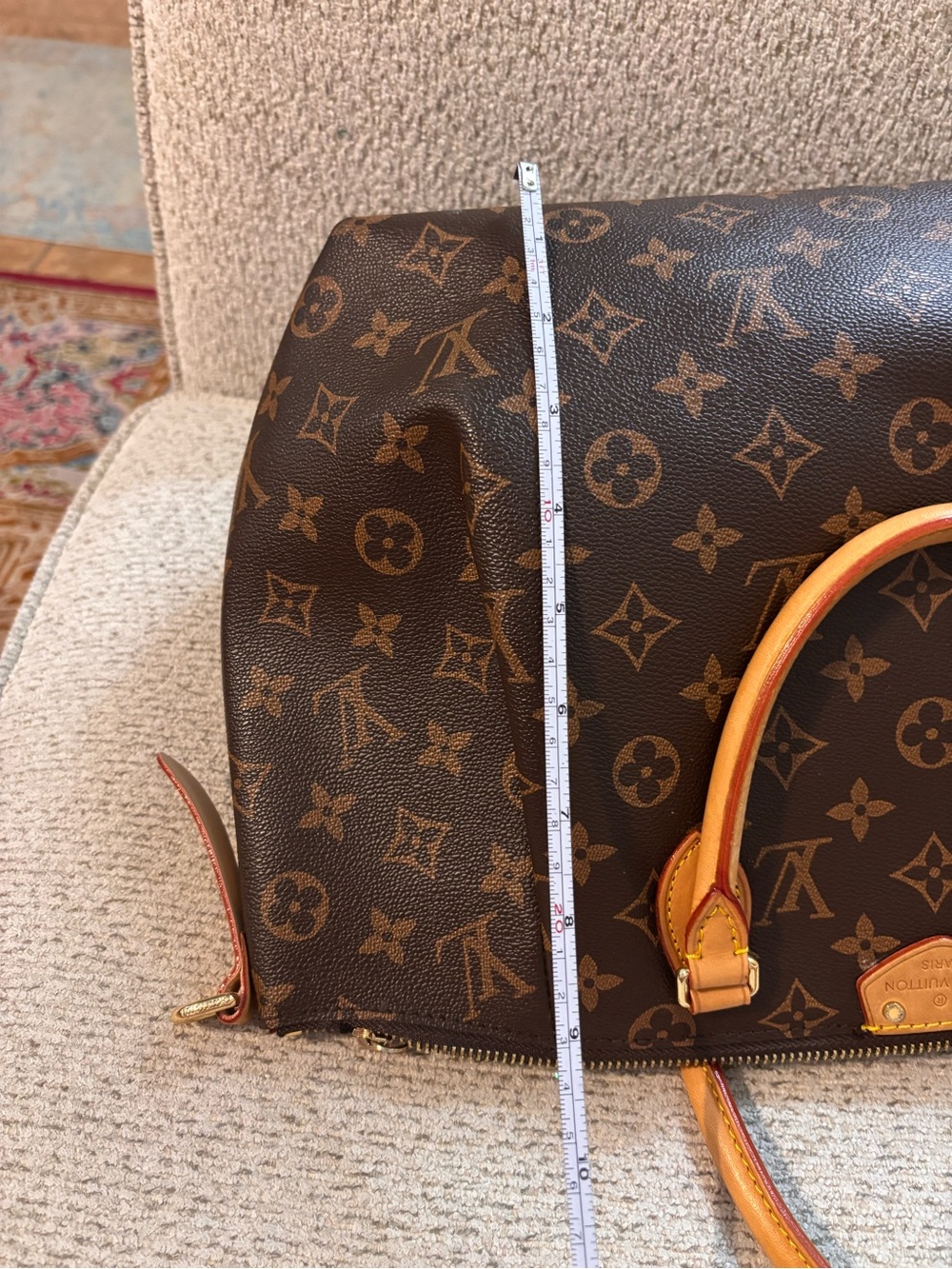 *Fashion* Handbag in Brown with Vachetta Leather - Picture 16 of 17